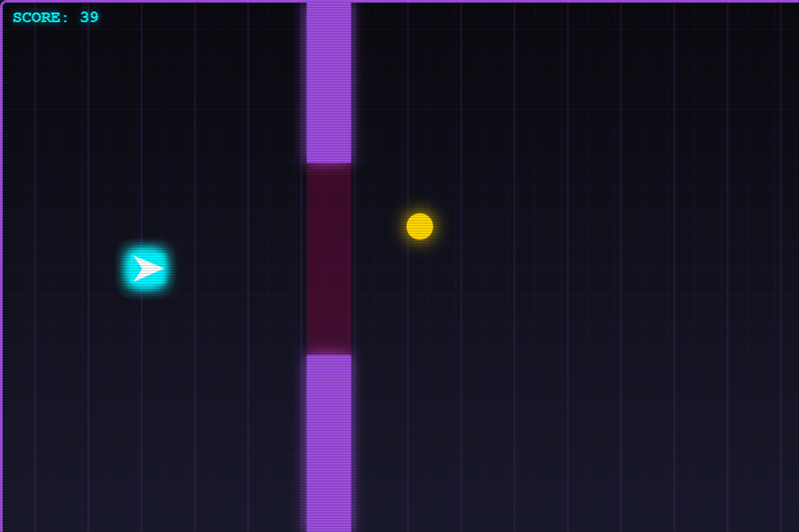 NEON DASHER gameplay screenshot